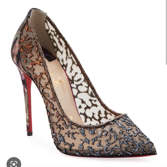 Christian Louboutin Lace Follies 100 - Picture 1 of 16